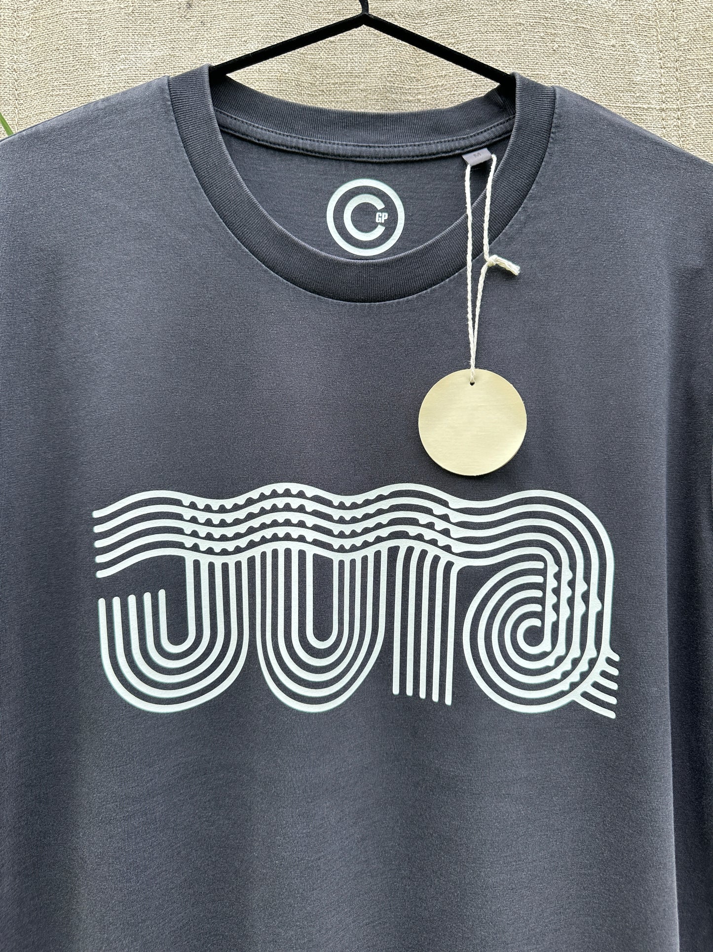 dyed aged tshirts logo